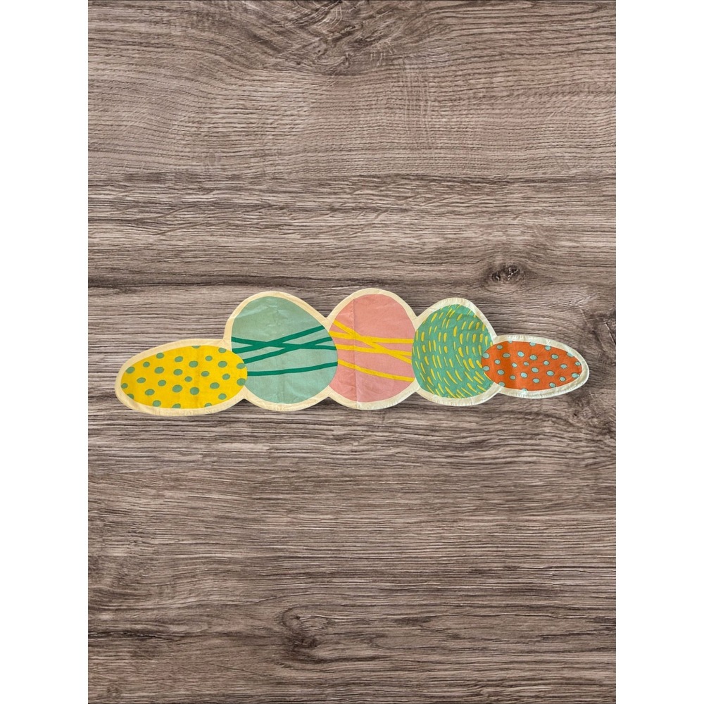 Easter‎ Egg Spring Table Runner 48x14 Multicolor Pastel Home Decor